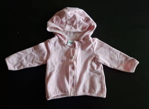 Baby Sweatjacke Gr. 62 – Rosa