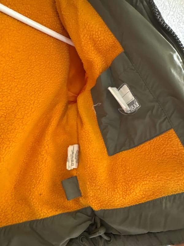Jungen Gefütterte Winterjacke mit Kapuze – Kleinkind – Größe 86 – Grün – Bild 4 von 7