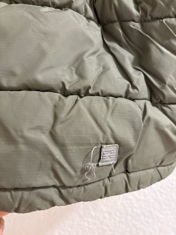 Jungen Gefütterte Winterjacke mit Kapuze – Kleinkind – Größe 86 – Grün – Bild 7 von 7