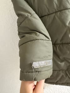 Jungen Gefütterte Winterjacke mit Kapuze – Kleinkind – Größe 86 – Grün — Bild 5 von 7 anzeigen