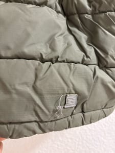 Jungen Gefütterte Winterjacke mit Kapuze – Kleinkind – Größe 86 – Grün — Bild 7 von 7 anzeigen