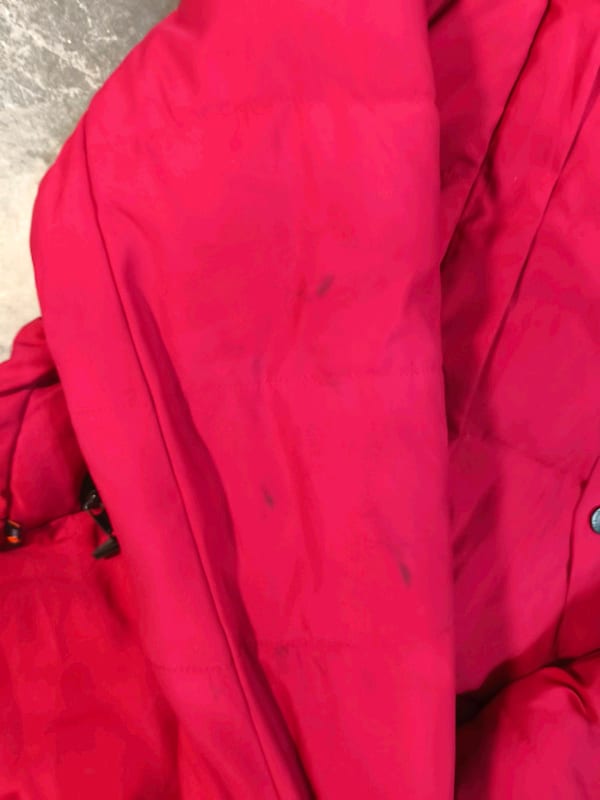 Damen Rote Steppjacke mit Kapuze Gr. M – Bild 2 von 7