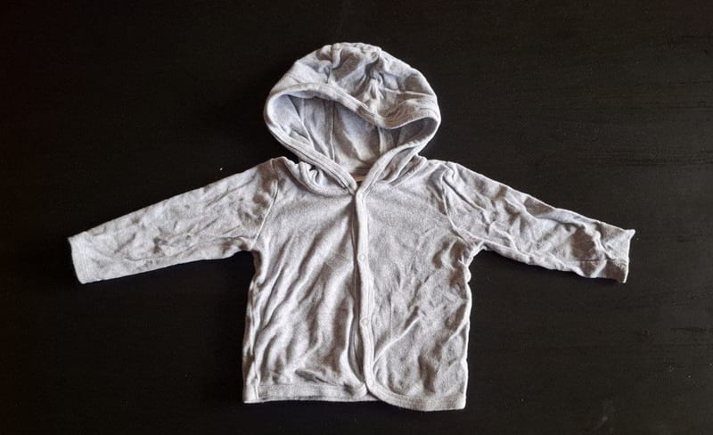 Kinder Sweatjacke Gr.74/80 – Grau