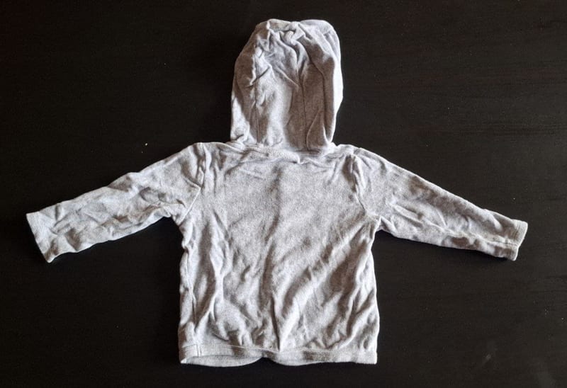 Kinder Sweatjacke Gr.74/80 – Grau – Bild 3 von 3