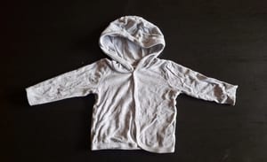 Kinder Sweatjacke Gr.74/80 – Grau