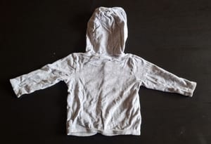 Kinder Sweatjacke Gr.74/80 – Grau — Bild 3 von 3 anzeigen