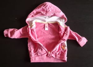 Kinder Sweatjacke „Hello Kitty“ Gr.74 – Rosa — Bild 2 von 3 anzeigen