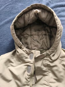 Parka mit Kapuze, Olivgrün – Kinder-Winterjacke 122/128 – Größe 122 — Bild 5 von 8 anzeigen