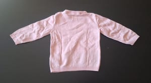 Mädchen Süßer rosa Strickpullover mit Winter-Motiv Gr.86 — Bild 2 von 2 anzeigen