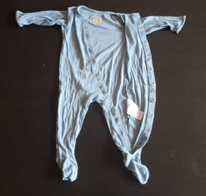 Baby-Schlafanzug Gr.74/80 – Mintgrün — Bild 2 von 3 anzeigen