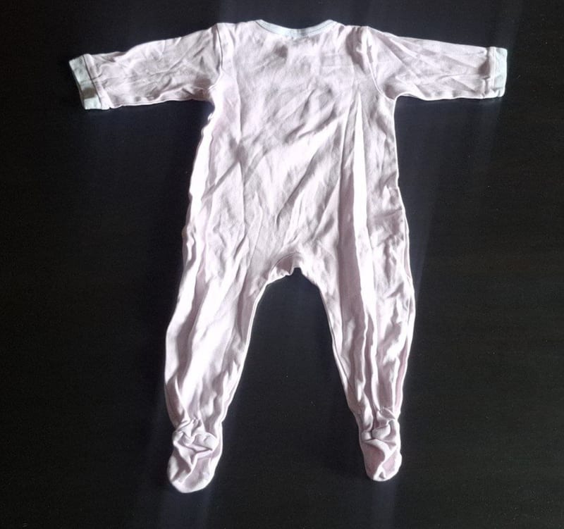 Rosa Baby-Schlafanzug Gr.80 – Bild 3 von 3