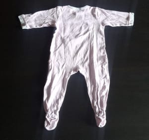 Rosa Baby-Schlafanzug Gr.80 — Bild 3 von 3 anzeigen