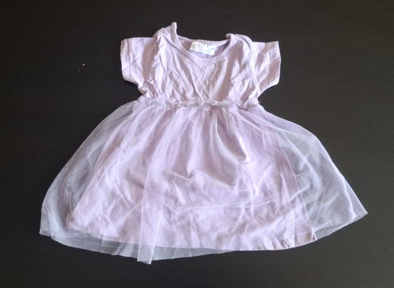 Mädchen Lila Tüllkleid Gr.80