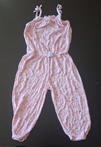 Mädchen Süßer rosa Sommer-Jumpsuit Gr.86