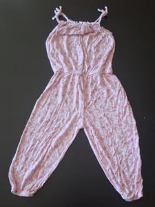 Mädchen Süßer rosa Sommer-Jumpsuit Gr.86 — Bild 2 von 2 anzeigen