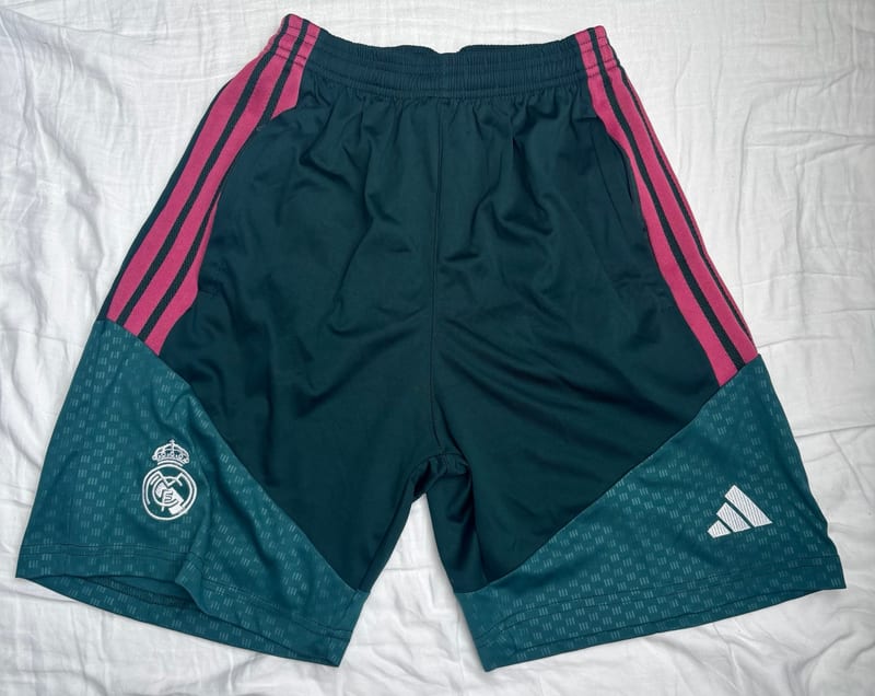 Herren Trainingsset Fußball – Ärmelloses Shirt und Shorts in Petrolgrün – Größe M – Bild 5 von 7