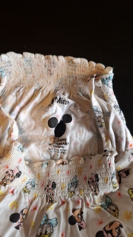 Mädchen Jumpsuit mit Minnie & Daisy Gr. 80 – Weiß/Bunt – Bild 3 von 4