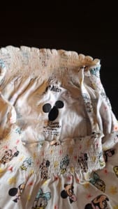 Mädchen Jumpsuit mit Minnie & Daisy Gr. 80 – Weiß/Bunt — Bild 3 von 4 anzeigen