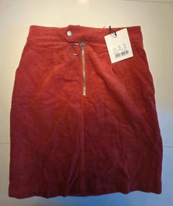 Glamorous Damen Tall Cordrock Rostrot Gr. 34