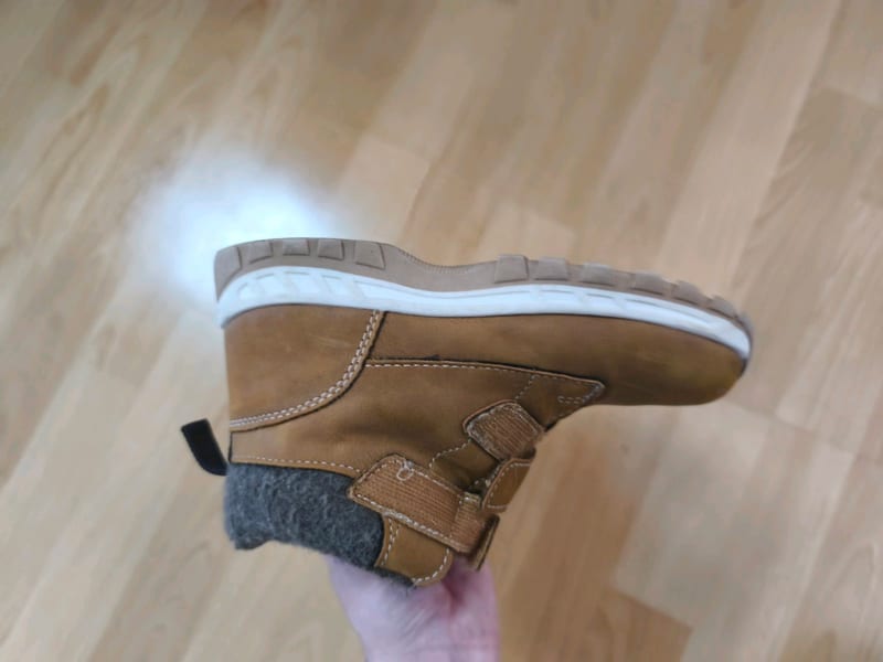 Kinderstiefel Klettverschluss gefüttert – Braun Gr 29 – Bild 6 von 9