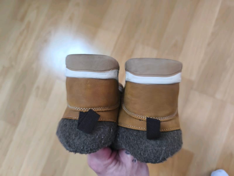 Kinderstiefel Klettverschluss gefüttert – Braun Gr 29 – Bild 7 von 9