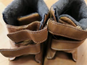 Kinderstiefel Klettverschluss gefüttert – Braun Gr 29 — Bild 3 von 9 anzeigen