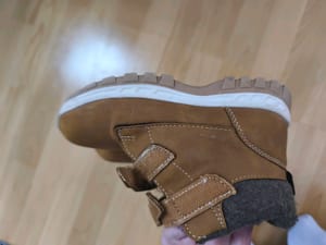 Kinderstiefel Klettverschluss gefüttert – Braun Gr 29 — Bild 8 von 9 anzeigen