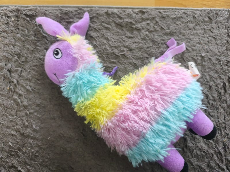 Kuscheltier Lama in Pastellfarben – Plüschtier