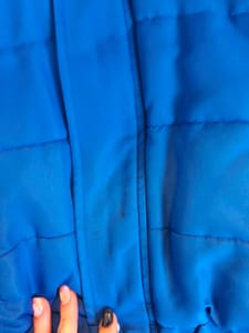 Jungen Gefütterte Winterjacke mit Kapuze in Blau – Weltraum-Motiv – Größe 116 — Bild 3 von 8 anzeigen