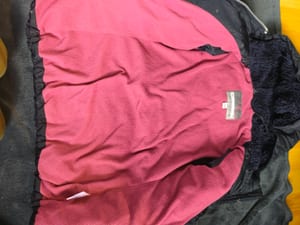 Mädchen Winterjacke mit Sternen-Muster und Kapuze – Größe 98 – Blau — Bild 7 von 7 anzeigen