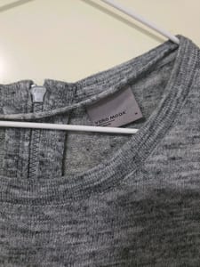 Vero Moda Damen Strickkleid – Größe M – Grau — Bild 2 von 3 anzeigen