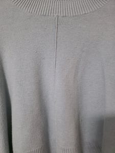 MONKI Damen Pullover cropped – Größe L – Blau — Bild 2 von 3 anzeigen