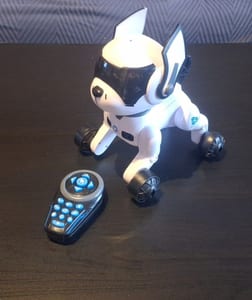 Ferngesteuerter Roboter-Hund mit Fernbedienung