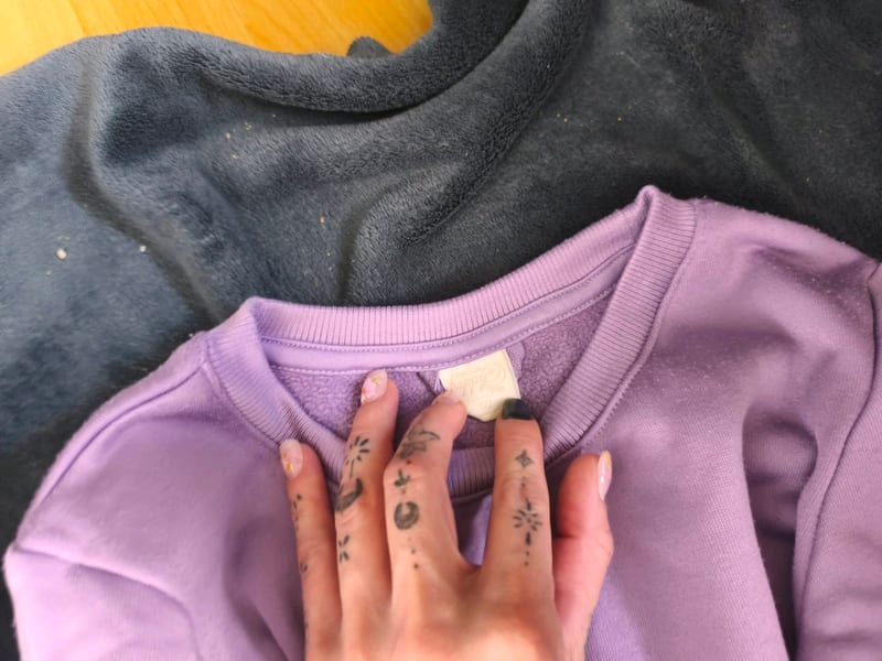 Mädchen 2er Pack Sweatshirts – Größe 116 – Lila – Bild 3 von 3