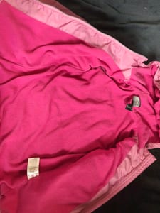 Rosa Winterjacke mit Kapuze für Mädchen – Größe 110 – Bild 6 von 7