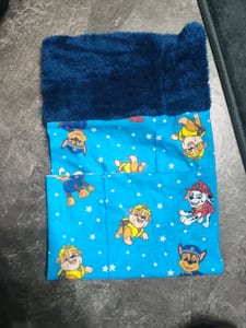 Jungen Paw Patrol Schal mit blauem Plüsch – Größe 104