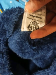 Jungen Paw Patrol Schal mit blauem Plüsch – Größe 104 — Bild 2 von 2 anzeigen