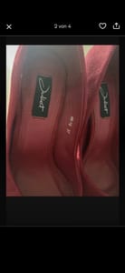 Damen Rote Pumps mit Stilettoabsatz – spitze Form – Größe 37 – Bild 2 von 4