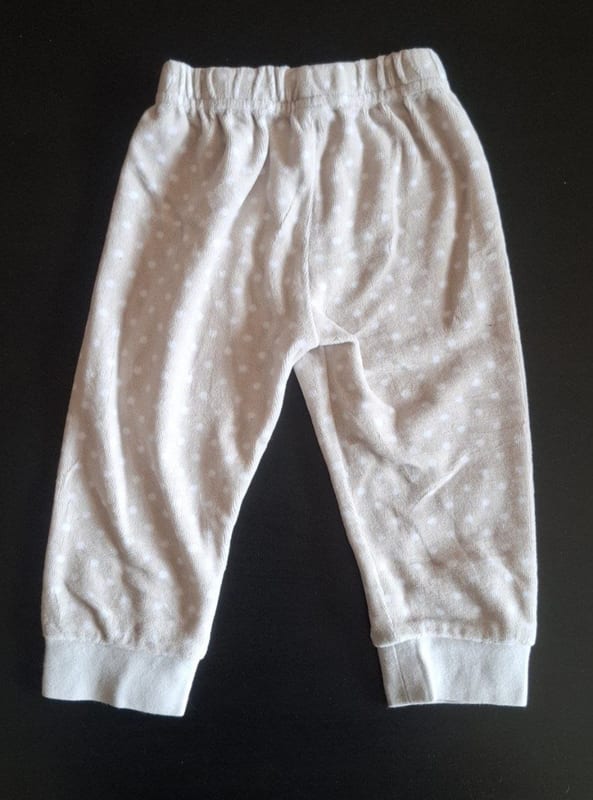 Süßer Baby-Schlafanzug / Zweiteiler Gr.80 – Beige – Bild 6 von 6
