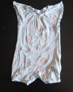 Sommerlicher Baby-Romper Gr.80 – Blau