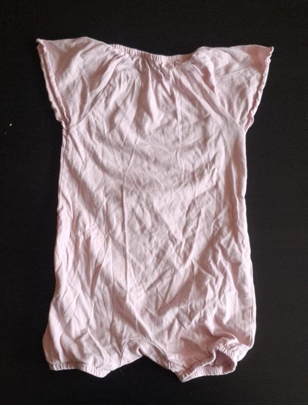 Süßer Baby-Romper "Bee Happy" Gr. 80 – Rosa – Bild 3 von 3