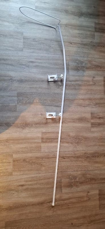 Himmelbettgestänge samt Vorhänge