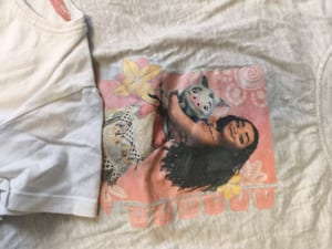 3er Set Mädchen-T-Shirts – Größe 110 – Weiß – Bild 3 von 5