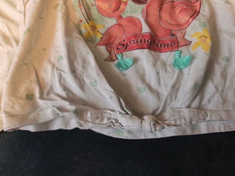Kinder-T-Shirts Crock – Größe 110 – Weiß – Bild 3 von 6