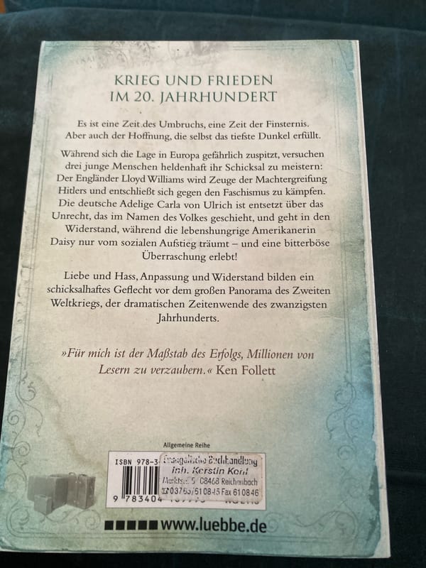 Winter der Welt – Ken Follett, Buch – Bild 2 von 5