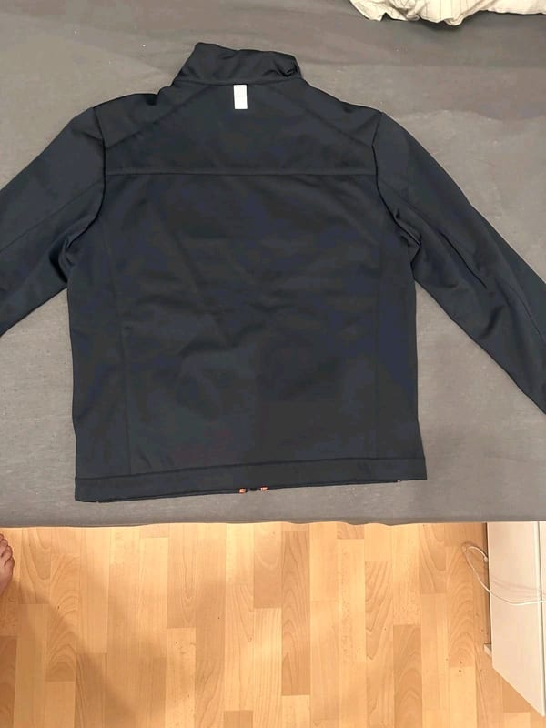 Herren Jacke, dunkelblau, Hybridjacke mit Stehkragen – neu mit Etikett – Größe L – Saphierblau – Bild 2 von 3