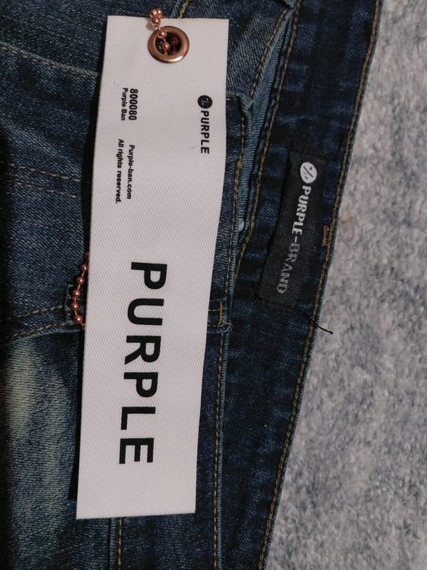 Purple Herren Brand Jeans – Größe L – Blau – Bild 5 von 5