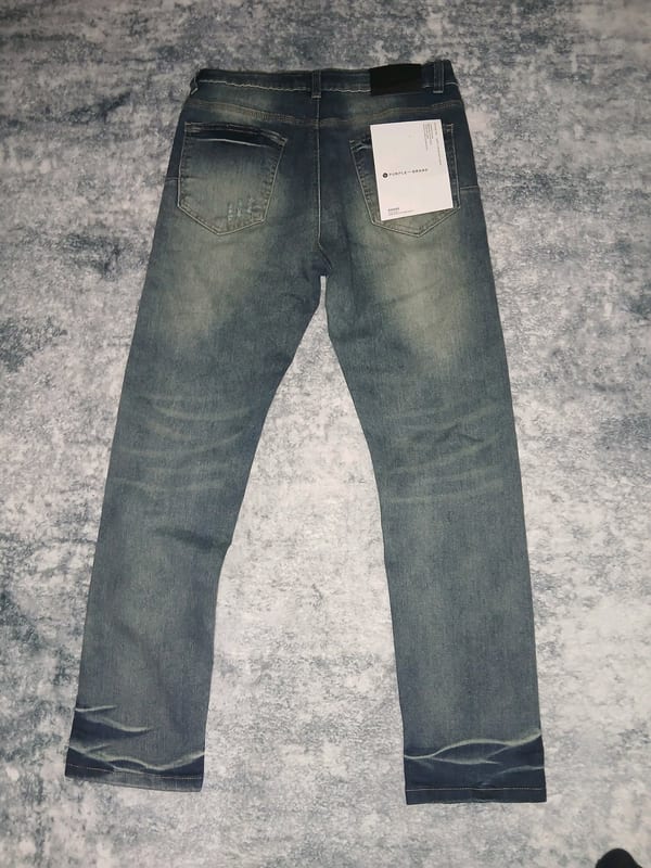 Purple Brand Herren Jeans – Größe L – Blau – Bild 2 von 5