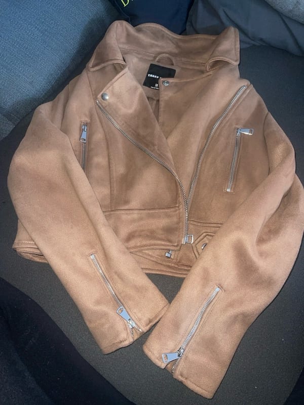 Damen soffjacke – Größe 38 – Braun – Bild 2 von 3