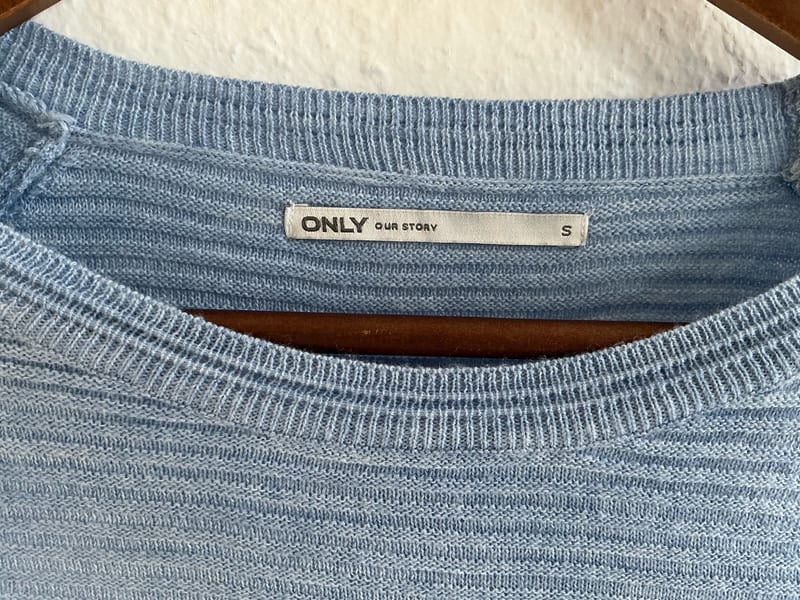 Damen leichter Pulli von Only – Größe 36 – Blau – Bild 3 von 3